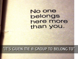 not always do we belong here?